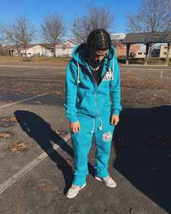 Qualité supérieure meilleure vente hiver décontracté écologique hommes survêtements 100% coton couleur unie respirant confortable - Product Image 6