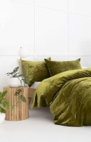 Vente en gros, housse de couette en velours Ultra Luxe, literie Boho, housse de couette complète pour lit double, Queen, King