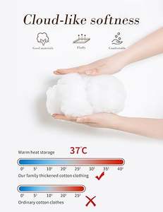 Venta al por mayor al aire libre Color sólido abrigo de invierno cálido grueso para hombre chaqueta abrigo logotipo personalizado chaqueta acolchada - Product Image 2