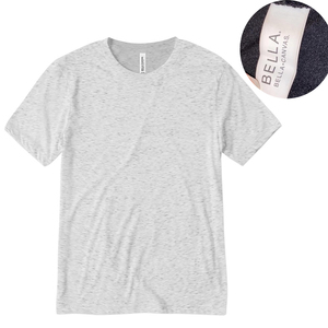 เสื้อยืดสีขาวผสมผสานสามเนื้อผ้า |   เสื้อยืด Bella Canvas Premium Tri-blend แบบเรียบจำนวนมาก และเสื้อผ้า เสื้อยืดแบบสั่งทำ - Product Image 2
