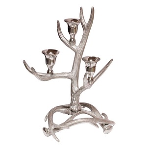 Bougeoir Décoratif Pour La Maison Argent Bougeoir Nouveau Design En Métal Fabriqué Décoré À La Main Bougeoir Pour La Décoration - Product Image 6