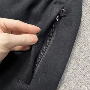 Wholesale 100% Cotton <b>Men's</b> Casual Sweat <b>Shorts</b> <b>Long</b> Drawstring Custom Logo Solid Pattern Eco-Friendly Mid Waist Plain Dyed - Product Image 3