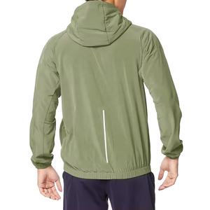 Veste de course légère à prix avantageux, ensemble deux pièces à une seule couche, entraînement en plein air, coupe-vent zippé, anorak en nylon - Product Image 5
