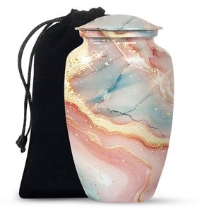 Urna de Cremación de Aluminio para Cenizas Humanas Adultas - Contenedor de Almacenamiento Conmemorativo para Suministro a Granel - Product Image 1