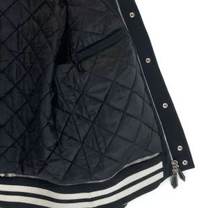 Chaqueta de cuero de lana con letras de béisbol hecha a medida para hombre, chaqueta Versity de alta calidad en varios colores - Product Image 6