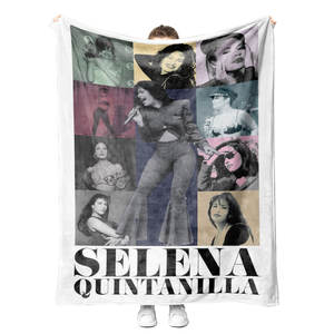 Manta Personalizada de Alta Calidad de la Cantante Selena Quintanilla, Mejor Precio al por Mayor, Manta con Estampado Personalizado con Logotipo - Product Image 3