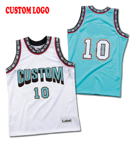 Maillot et short de basket-ball, design uniforme, couleur bleu et blanc, uniformes de basket-ball personnalisés sublimés pour hommes - Product Image 1