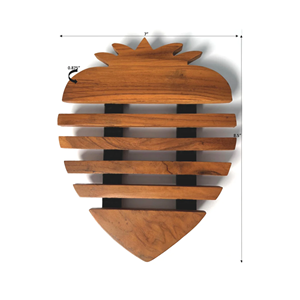 Salvamanteles de madera de estilo clásico más vendido, plato caliente y soporte para té con bandeja de madera de diseño especial para decoración de cocina, Vietnam directo - Product Image 2