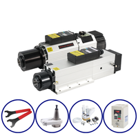 Moteur de gravure automatique haute puissance et haute performance pour machine CNC, refroidi par air, 220V 380V ER32 9KW ATC ISO30 BT30