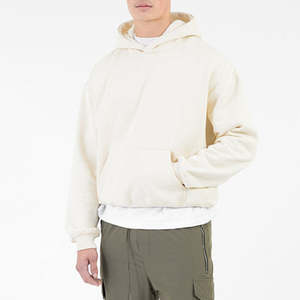 OEM personalizado calle en blanco barato de alta calidad al por mayor de gran tamaño Drop Shoulder Pullover hombres Sudadera con capucha de talla grande con logotipo personalizado - Product Image 1