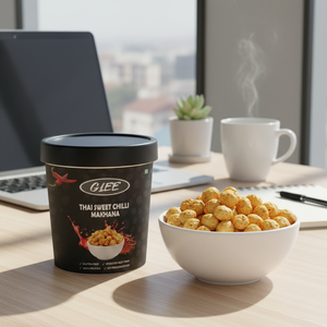 Nueces Makhana Tailandesas con Sabor a Chile Dulce, Bajas en Grasa, Sin Gluten, Altas en Proteínas, en Caja de Papel de 30g - Product Image 2
