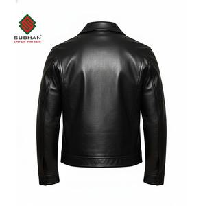 แจ็คเก็ตหนังบอมเบอร์ลำลองสีดำสำหรับผู้ชายรุ่น A-2 |   เสื้อแจ็คเก็ตหนังสังเคราะห์ทำมือสำหรับฤดูหนาว |   เสื้อคลุมสไตล์วินเทจเรโทร |   ให้ของขวัญให้เขา - Product Image 2