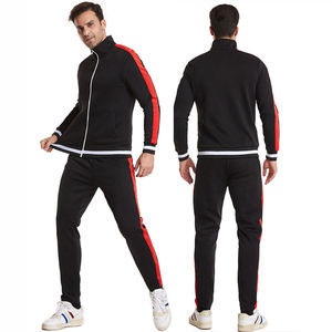 2025 New Arrivals Custom Joggers Long Sleeve Two Piece <b>Pants</b> Set Slim Fit With Hoodie and Zipper Mens Tracksuits for Unisex - Product Image 4