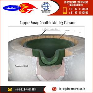 Fourneau à fusion de déchets d'aluminium électrique Indotherm à prix raisonnable, capacité de 200 kg, contrôle automatique de la température - Product Image 6