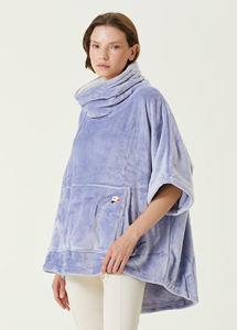 Sweat-shirt à capuche personnalisé pour l'hiver Sherpa polaire en flanelle Sweat-shirt à capuche taille unique Designs de logo Couverture à capuche - Product Image 2