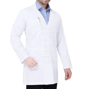 Bata de Laboratorio de la Mejor Calidad, Nuevo Estilo, Color Sólido, Unisex, Precio Razonable, Bata de Laboratorio al por Mayor - Product Image 4