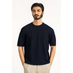 เสื้อยืดคอตตอน 100% ทรงปกติ รุ่น MN-TS-SS26-502 ระบายอากาศได้ดี ไม่ยับง่าย สวมใส่สบาย ทรงหลวม ความยาวสั้น ดีไซน์เรียบง่าย น้ำหนัก 180 กรัม - Product Image 4