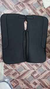 Rider's Trust 100% Tapis de selle équestre en laine mérinos Style occidental Selle de saut sans arbre Patch en cuir gris naturel 32x32" - Product Image 5