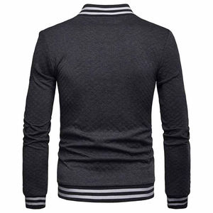 2023 unisexe de haute qualité écologique coupe-vent varsity veste conception personnalisée col montant pour l'hiver prix de gros - Product Image 2