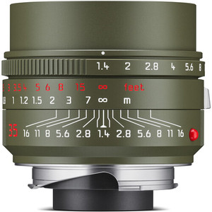 Summilux-M 35mm F/1.4 ASPH 2026 Lente de 52 mm de Calibre para Leica M en Verde Safari - Product Image 1