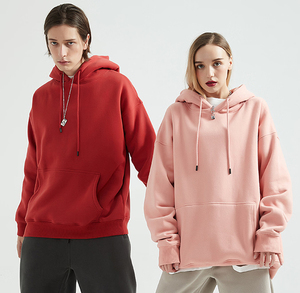 เสื้อฮู้ดดี้โอเวอร์ไซส์สำหรับผู้ชายฤดูหนาว OEM ODM ผ้าฝ้าย 100% เป็นมิตรกับสิ่งแวดล้อม ระบายอากาศได้ดี มีกระเป๋าเสื้อ  แบบเรียบ  รับสกรีนโลโก้  สำหรับทุกเพศ - Product Image 4