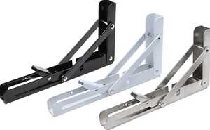 Heavy Duty Mild Steel <b>Folding</b> <b>Shelf</b> <b>Bracket</b> for Fabrication Services - Product Image 2