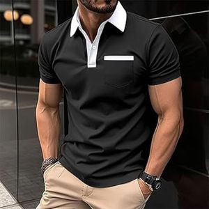 Camiseta de Algodón Sólido de 220 Gramos con Cierre y Logotipo Personalizado Bordado de Alta Calidad para Hombre - Product Image 2