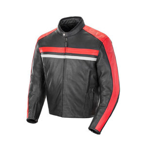 Veste en cuir de motocross personnalisée au design unique, prix bas, meilleure qualité, vestes en cuir de motocross pour hommes - Product Image 2