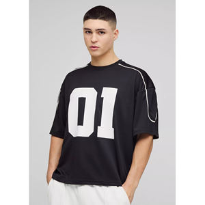 2025 New Street Trend T-shirt à manches courtes pour hommes 100% coton multicolore solide respirant doux pour la peau surdimensionné vêtements décontractés - Product Image 1