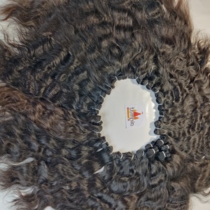 100% vente en gros, cuticules vierges indiennes alignées, couleur naturelle, mèches noires, perte de cheveux enchevêtrée, cheveux humains gratuits - Product Image 6