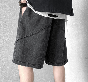 2024 personnalisé hommes surdimensionné Streetwear Oem déchiré en détresse broderie coton Shorts pour hommes - Product Image 6