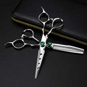 Wholesale Hair Cutting Scissors Stainless Steel Scissors <b>Set</b> Shears Beauty Salon Hair Scissors - Product Image 2