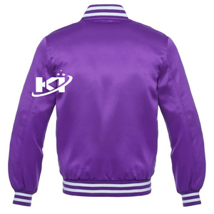 <b>Men's</b> Clothing Satin Varsity <b>Jackets</b> Satin Letterman <b>Baseball</b> <b>Jackets</b> Unisex Custom Satin Bomber Varsity <b>Jackets</b> - Product Image 2