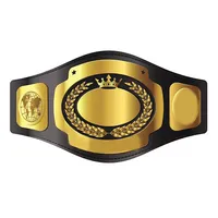 Ceinture de championnat de lutte de qualité supérieure - Cuir/métal de haute qualité, design durable et personnalisable, best-seller