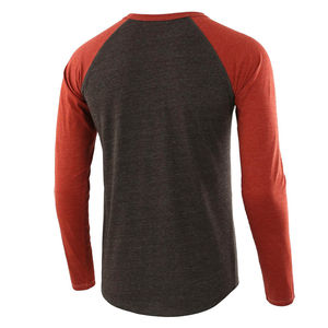 T-shirt à manches longues pour homme, style nouveau, 100% coton, uni, coupe ajustée, ajoutez votre propre logo et couleurs personnalisées, haut pour homme - Product Image 5