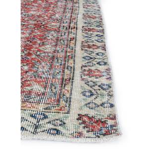 พรมขนสัตว์ถักมือลายดอกไม้สีแดงส้ม รุ่น Pae-2176 ขนาดใหญ่ สไตล์วินเทจ สำหรับห้องนั่งเล่น ห้องโถง ห้องนอนวัยรุ่น รูปทรงสี่เหลี่ยมผืนผ้า - Product Image 4