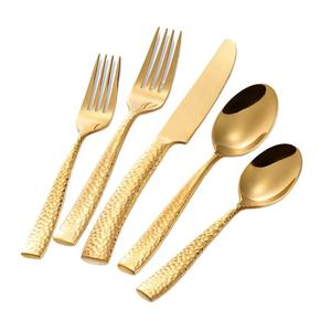 Luxury High-Quality Stainless Steel <b>Flatware</b> Set 5 Pcs American Style with Elegant Black Handles Silver Color - Product Image 5