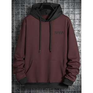 เสื้อมีฮู้ดแฟชั่นสำหรับเด็กผู้หญิงและเด็กผู้ชายเสื้อฮู้ดพิมพ์ลายเรียบและเสื้อสวมหัวหมวกขนสัตว์ทรงพอดีตัวปกติราคาไม่แพง - Product Image 2