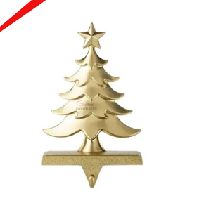 Cintres de bas Père Noël renne argenté de meilleure qualité avec crochet pour hôtels - Product Image 4