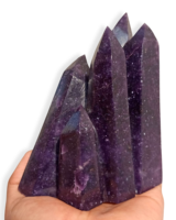 Tour de cristal de Lepidolite multi-point la plus vendue, grappes violettes naturelles, pour la guérison, le Feng Shui et le Reiki