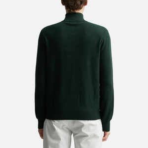 Custom Factory Half Zipper Sweatshirts <b>Hoodies</b> Round Neck Zip up Sweatshirts for Men High Quality Cotton Sweatshirts OEM ODM - Product Image 4