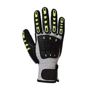 Gants de sécurité en cuir de mouton de haute qualité pour hommes Construction industrielle Gants de travail mécaniques de protection pour les industries - Product Image 2