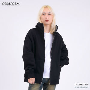 Sweats à capuche unisexes personnalisés 320 GSM Premium Sweatshirts prix d'usine vente en gros confortable chaud poids lourd sweats à capuche doux - Product Image 3