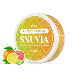بيع بالجملة علب بلاستيكية مخصصة Snus us 11mg أكياس طاقة الحمضيات-علب Snus مصنعين