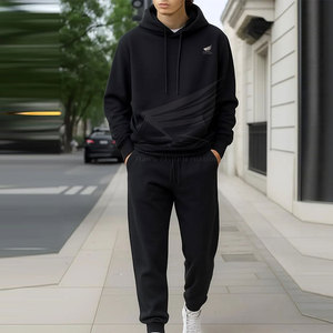 Survêtement décontracté pour homme en coton 100% de qualité supérieure, respirant, écologique, à capuche, uni, léger, vêtements d'hiver, fabriqué au Pakistan - Product Image 6