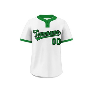Conjuntos de Camisetas de Béisbol Personalizadas al por Mayor para Adultos, Crea Tu Propia Camiseta de Malla con Botones Bordados y Costuras, Tallas Grandes Disponibles - Product Image 4