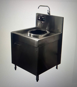 Asean Kitchen Kit 04 8KW/3P Gamme de wok à induction à 1 brûleur Nouvel équipement de cuisine commerciale Choix des meilleurs hôtels 800X800X800/1100 - Product Image 1