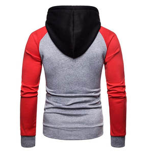 Haute qualité 390gsm hommes chauffant polaire pull à capuche vêtements d'hiver Polyester/coton sweat en relief solide motif impression - Product Image 3