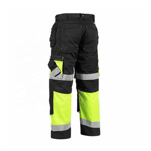 Pantalon de travail haute visibilité en polyester réfléchissant pour hommes 2026, idéal pour l'usine et l'atelier au quotidien - Product Image 1