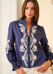 Gran oferta, blusa elegante de algodón Roma, tela suave o transpirable, perfecta para ropa informal y de oficina, disponible al mejor precio - Product Image 5
